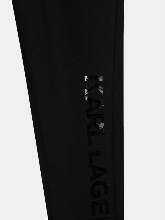 Karl Lagerfeld Kids Karl Lagerfeld Kids Leggings Z14213 D Crna Slim Fit