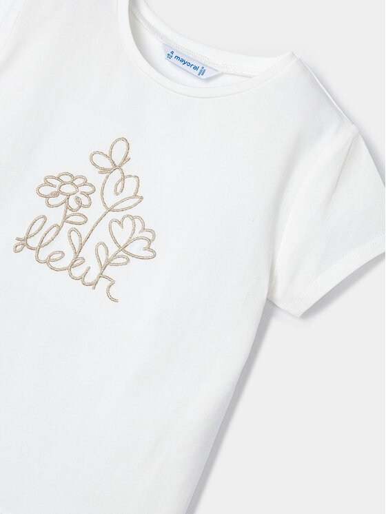 Mayoral Mayoral Футболка 174 Écru Regular Fit