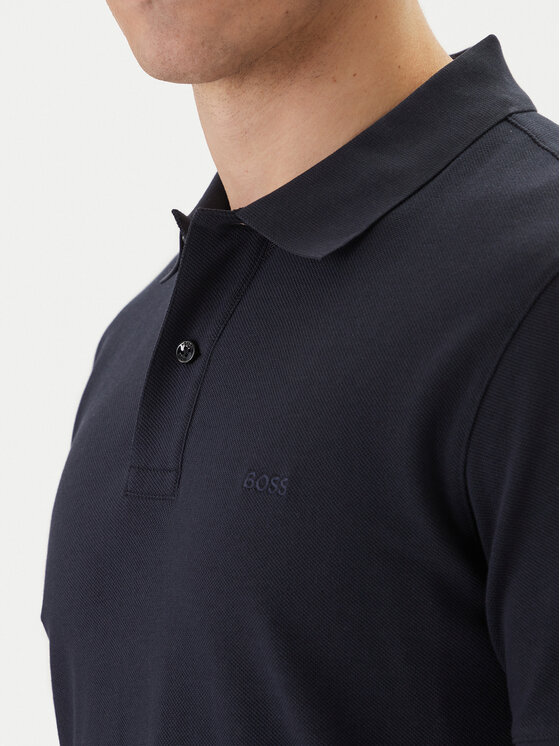 BOSS BOSS Polokošile Pallas 50553564 Tmavomodrá Regular Fit