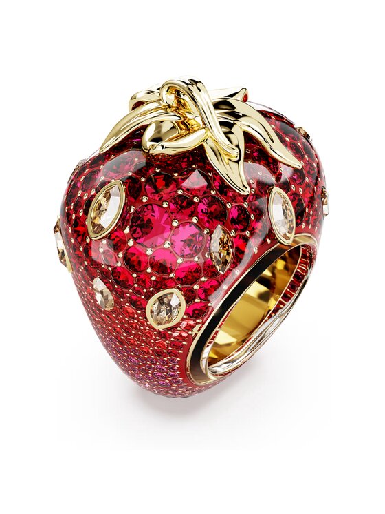 Swarovski Swarovski Pierścionek Idyllia truskawka 5744916 Czerwony