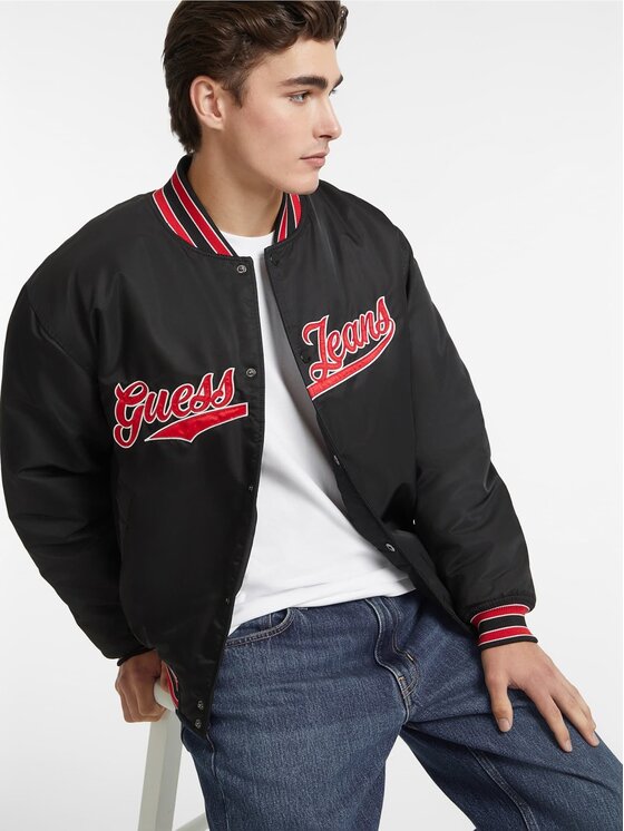 Guess Jeans Guess Jeans Kurtka przejściowa 168461 Czarny Classic Fit