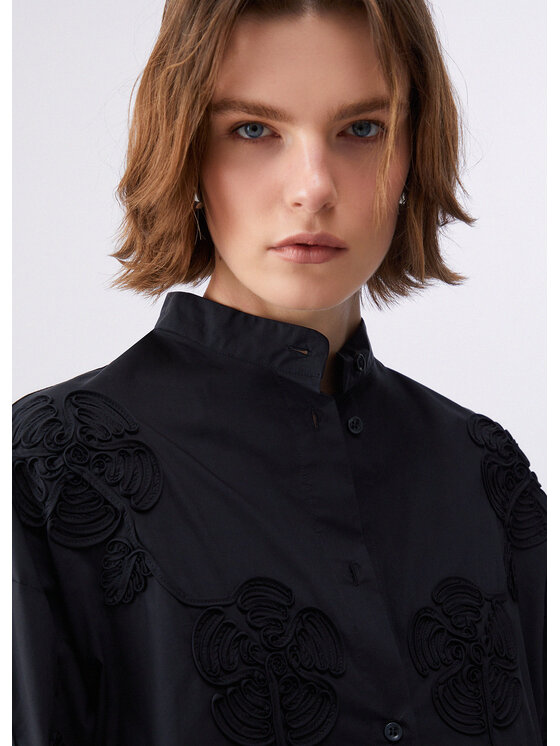 Liu Jo Liu Jo Camicia CA6170T039A22222 Nero Loose Fit