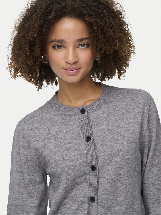 ONLY ONLY Кардиган Camille 15349639 Сив Regular Fit