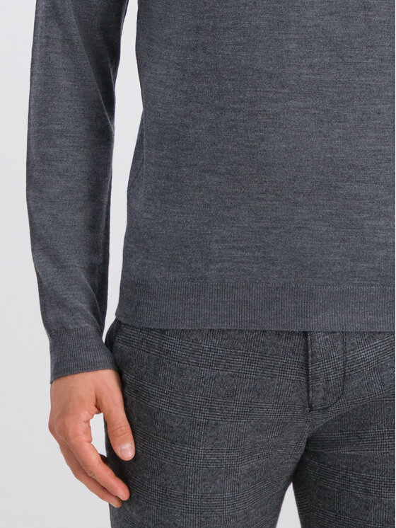 Roy Robson Roy Robson Pullover 5051-91 Grau Regular Fit