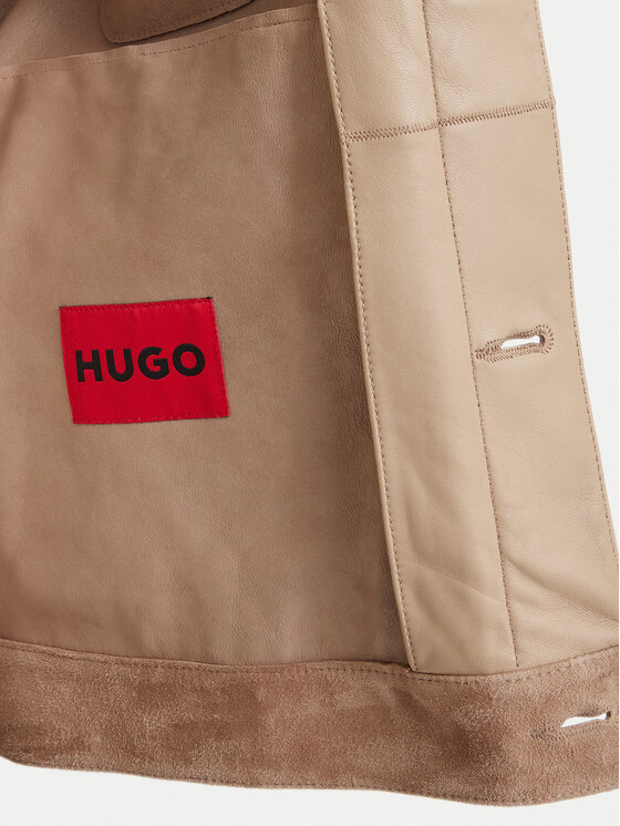 HUGO HUGO Prijelazna jakna Ligor 50564061 Bež Regular Fit