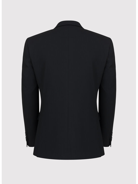 Pako Lorente Pako Lorente Marynarka P000B-3G-008 Czarny Super Slim Fit