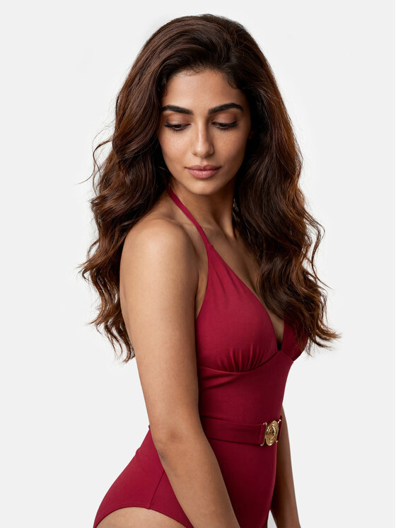 Miss Lou Miss Lou Costume da bagno J-ML034 Bordeaux