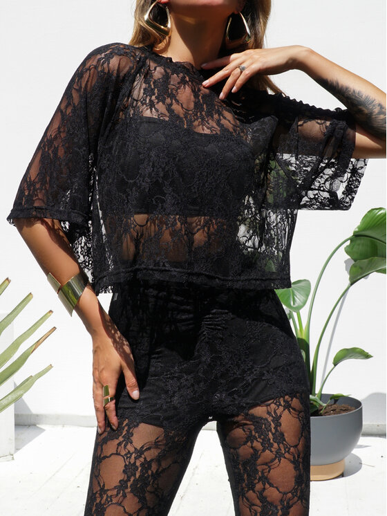 LilaLou LilaLou Blúzka Luna Biela Regular Fit