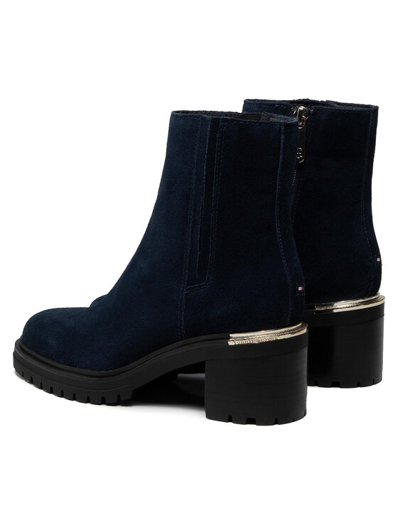 Tommy Hilfiger Tommy Hilfiger Saapad Th Outdoor Mid Heel Boot FW0FW05940 Tumesinine