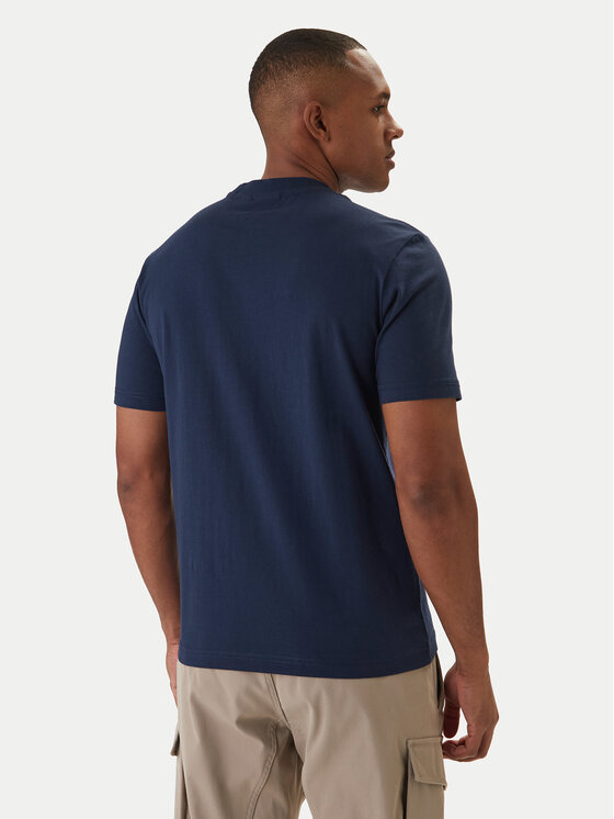 Napapijri Napapijri T-shirt Lodestar NP0A4FGY Tamnoplava Regular Fit