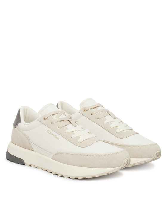 Calvin Klein Calvin Klein Sneakersy City Runner Laceup Ny Mix HM0HM02144 Béžová