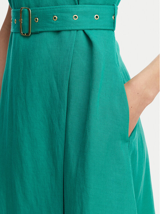 Tommy Hilfiger Tommy Hilfiger Sommerkleid WW0WW48951 Grün Regular Fit