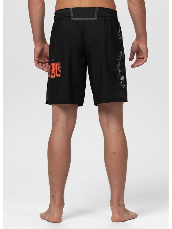 PITBULL PITBULL Szorty sportowe BLACKY Czarny Regular Fit