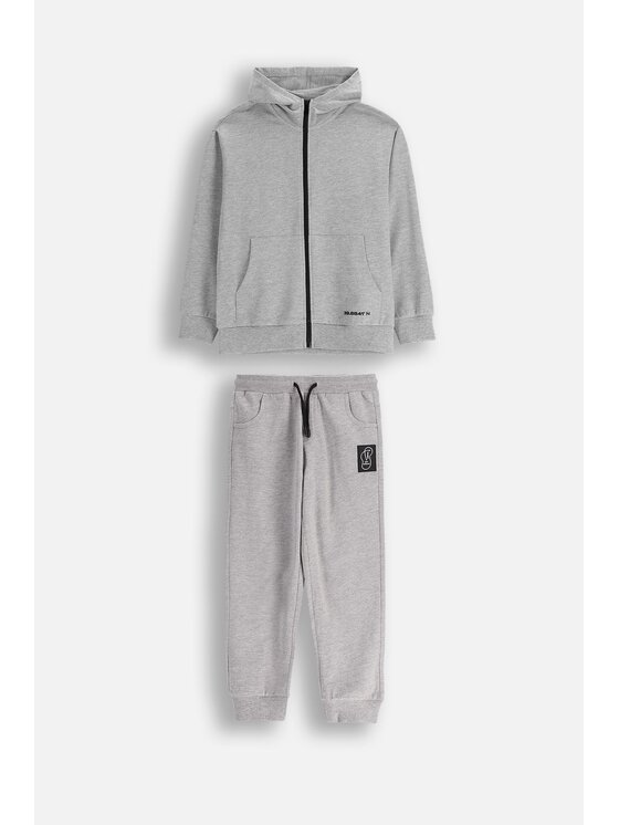 Coccodrillo Coccodrillo Komplet dresowy ZC5117402XXB-019 Szary Regular Fit