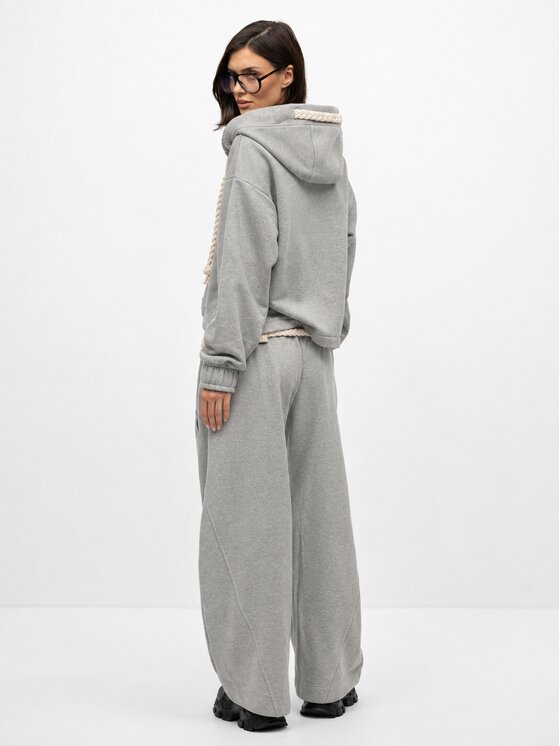 MANDRAGORA MANDRAGORA Bluza Sento Szary Standard Fit