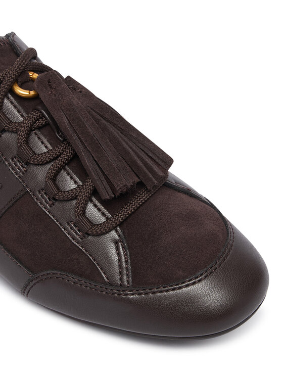 MICHAEL Michael Kors MICHAEL Michael Kors Sneakersy Keely 43F6KLFS2S Tmavě hnědá