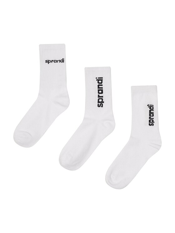 Sprandi Sprandi Комплект 3 чифта дълги чорапи дамски 0WB-004-SS23 Бял