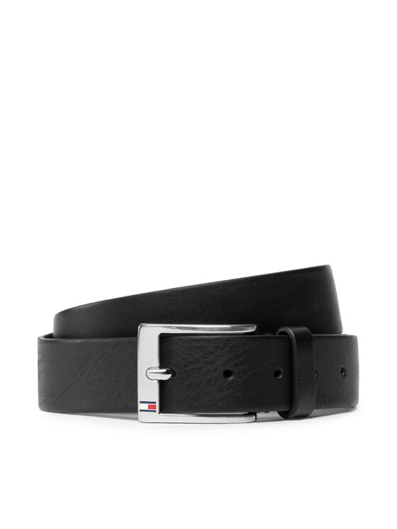 Tommy Hilfiger Vīriešu josta New Aly Belt AM0AM08363 Melns