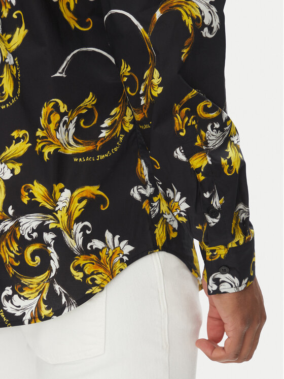 Versace Jeans Couture Versace Jeans Couture Marškiniai 78GAL2S0 Juoda Regular Fit