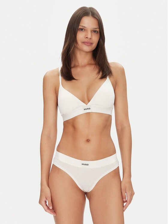 HUGO HUGO Bralette krūšturis Red Label 50469647 Écru