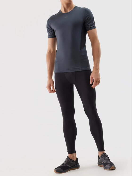 4F 4F Leggings 4FWSS24TFTIM227-20S Nero Slim Fit
