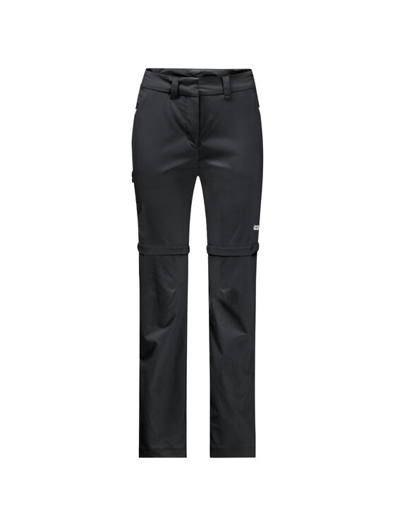 Jack Wolfskin Jack Wolfskin Pantaloni da tuta Overland Zip Away Pants W Nero Regular Fit