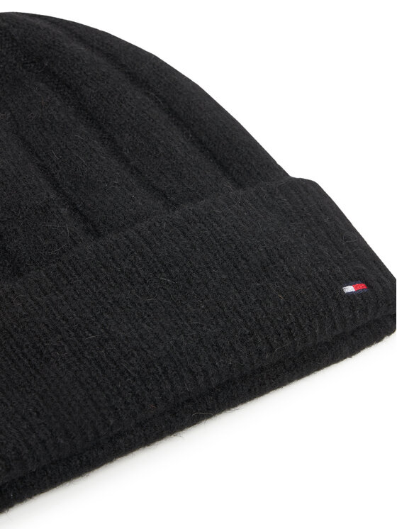 Tommy Hilfiger Tommy Hilfiger Čiapka Th Flag Fluffy AW0AW17779 Čierna
