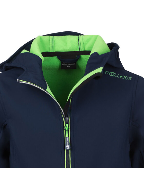 Trollkids Trollkids Kurtka softshell 161-120 Granatowy Regular Fit