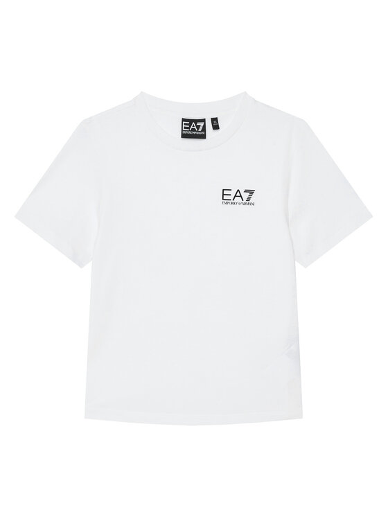 EA7 Emporio Armani T-Shirt 7B000020 AF10378 U0002 Biały Regular Fit
