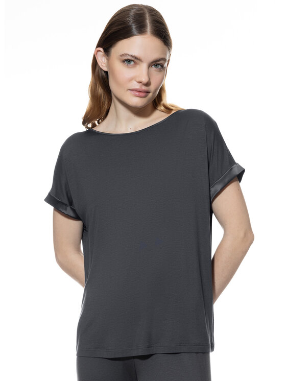 Mey Mey T-Shirt 1210016 Szary Relaxed Fit