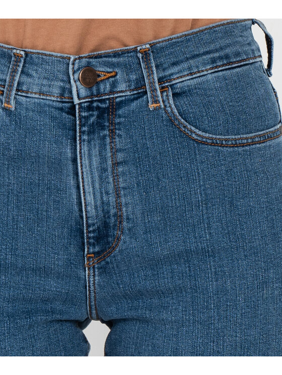 Wrangler Wrangler Jeansy W27HKRP23 Niebieski Skinny Fit