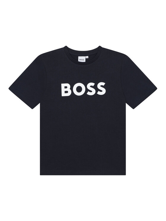 Boss T-shirt J25P24 D Tamnoplava Regular Fit