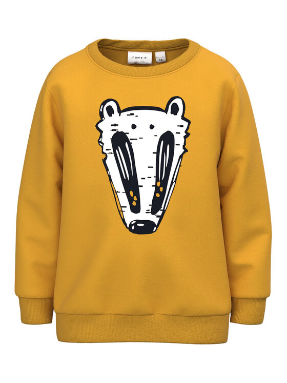 NAME IT NAME IT Світшот 13219369 Жовтий Regular Fit