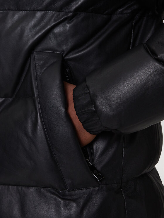 Milestone Milestone Kurtka skórzana Mortimer 531040 21340 Czarny Regular Fit