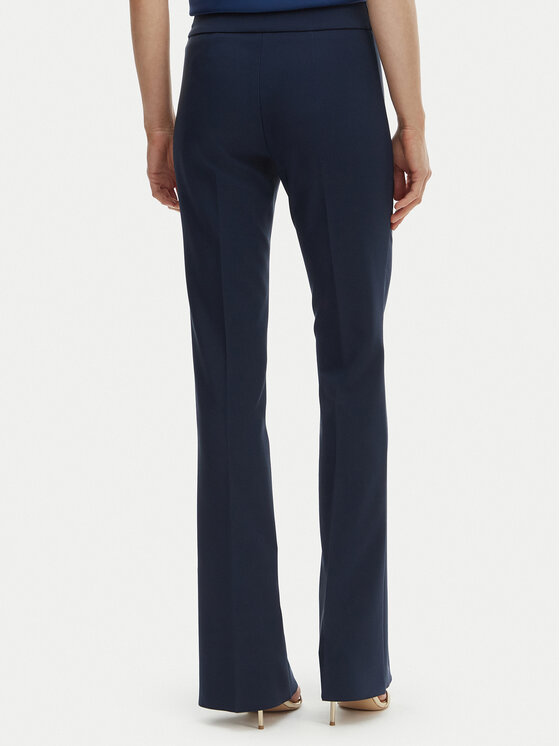 Rinascimento Rinascimento Kalhoty z materiálu CFC0127876003 Tmavomodrá Slim Fit