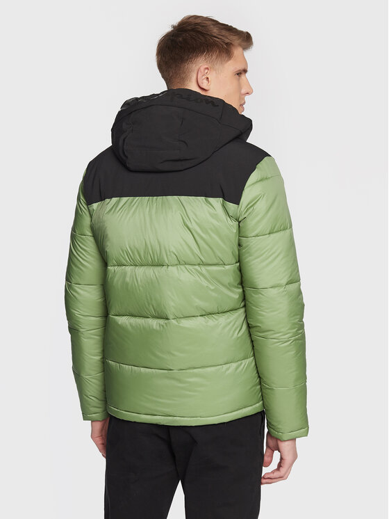 Champion Champion Giubbotto invernale Script Logo 218080 Verde Regular Fit