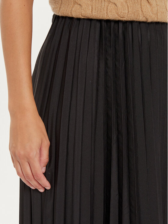 Vero Moda Vero Moda Plisirano krilo Soma 10316237 Črna Regular Fit