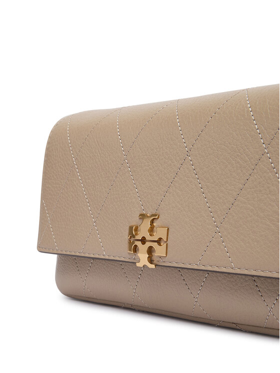 Tory Burch Tory Burch Сумка Quilted Chain Wallet 186041 Кремовий