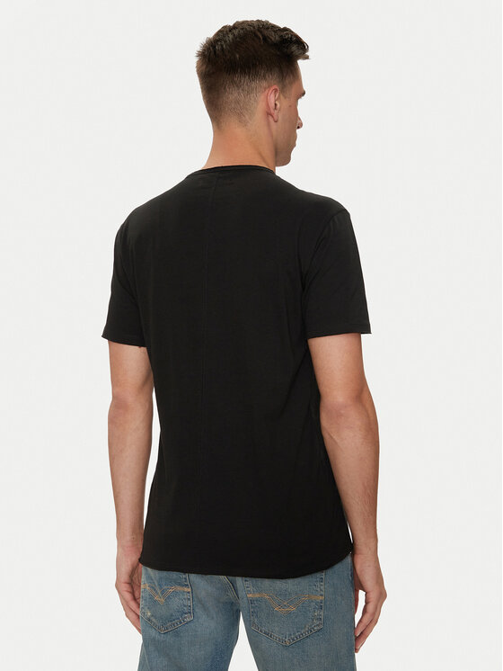 REPLAY Replay T-Shirt M3591A.000.2660 Czarny Regular Fit