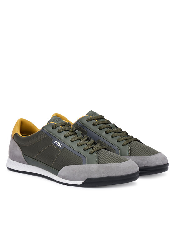BOSS BOSS Sneakersy Nitan 50568486 Zelená