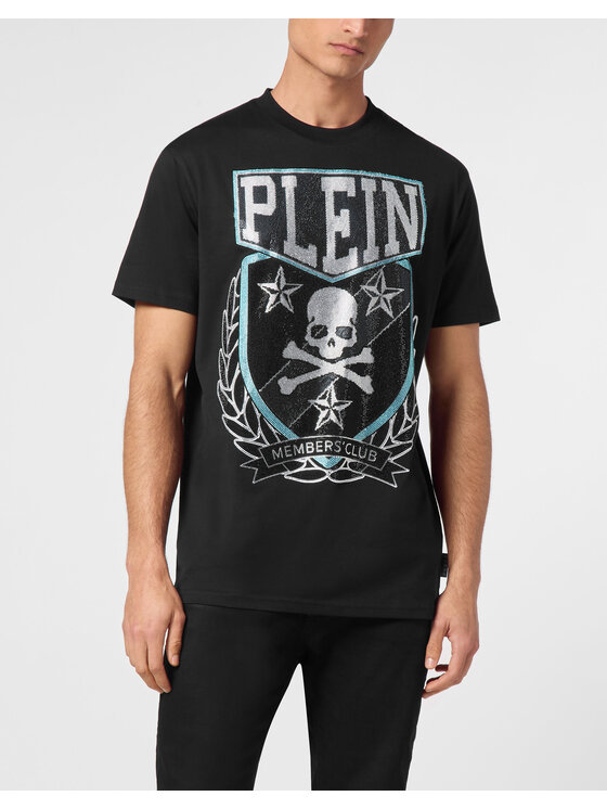 PHILIPP PLEIN PHILIPP PLEIN Tričko 14795 Čierna Regular Fit