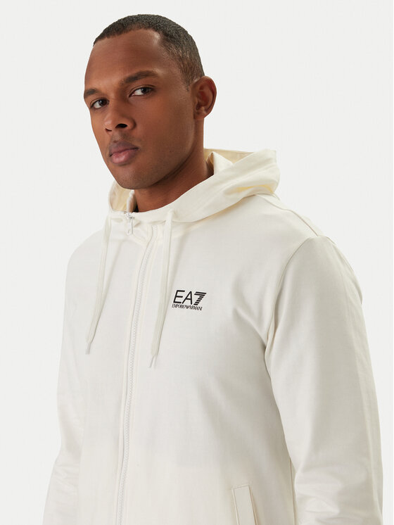EA7 Emporio Armani EA7 Emporio Armani Bluza 8NPM33 PJVRZ Écru Regular Fit