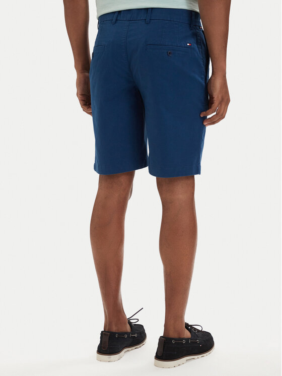 Tommy Hilfiger Tommy Hilfiger Pantaloncini di tessuto Denton 9.5 MW0MW42351 Blu Slim Fit