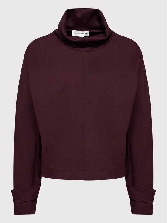 Victoria Victoria Beckham Victoria Victoria Beckham Rollkragenpullover High 1122JTP003285A Dunkelrot Regular Fit