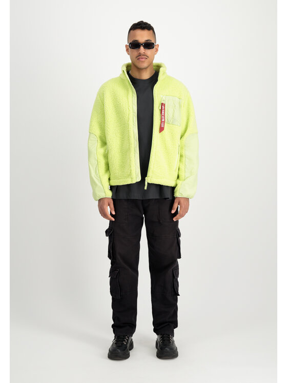 Alpha Industries Alpha Industries Kurtka outdoor Sherpa Zip-Jacket Żółty Regular Fit
