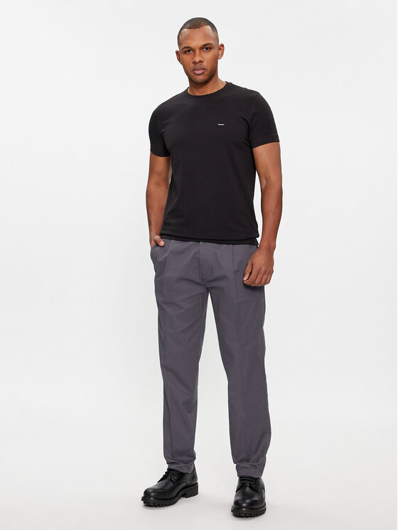Calvin Klein Calvin Klein Póló K10K112724 Fekete Slim Fit