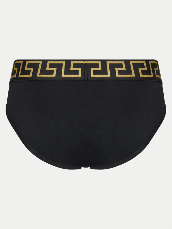 Versace Versace Набір з 3 пар сліпів AU10327 1A10011 Чорний