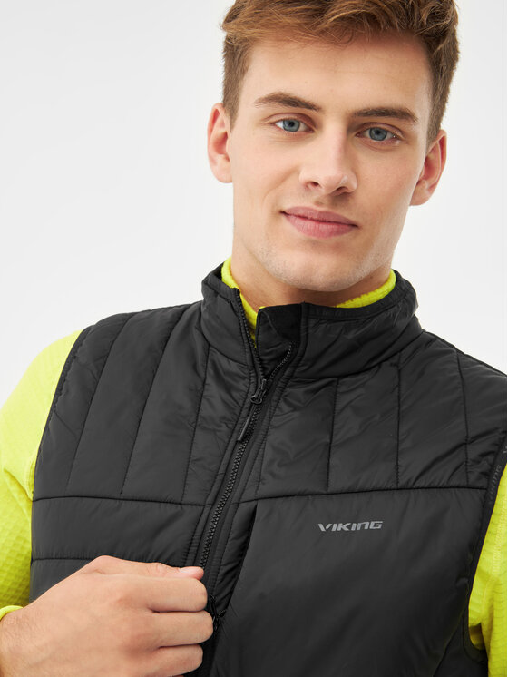 Viking Viking Kamizelka Blast Primaloft Man Czarny Regular Fit