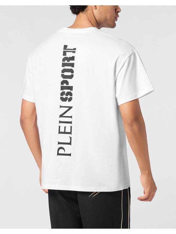 Plein Sport Plein Sport T-Shirt 28475 Biały Regular Fit