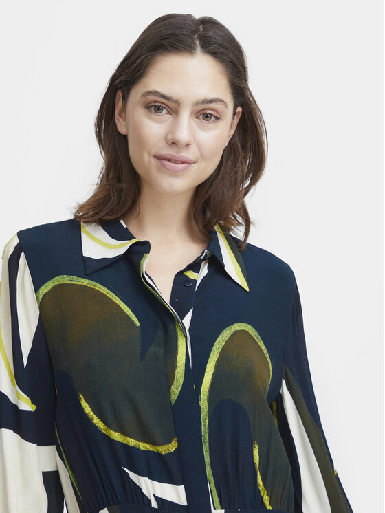 Fransa Fransa Rochie tip cămașă 20613287 Bleumarin Regular Fit